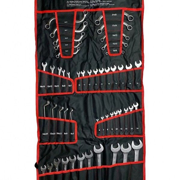 Професионални комбинирани ключове 50бр KraftWelle KW-50