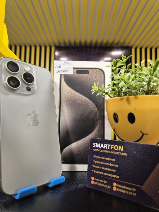 Iphone 15 Pro,256гб,80%,Kaspi0-0-24
