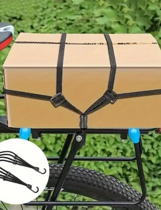 Ластик за превързване и стягане на багаж на велосипед, тротинетка и др