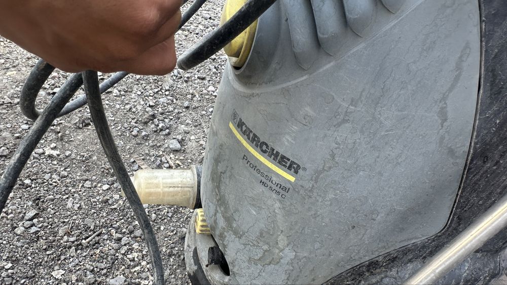 Kercher кешер мойка высокого давление в рабочим состояний