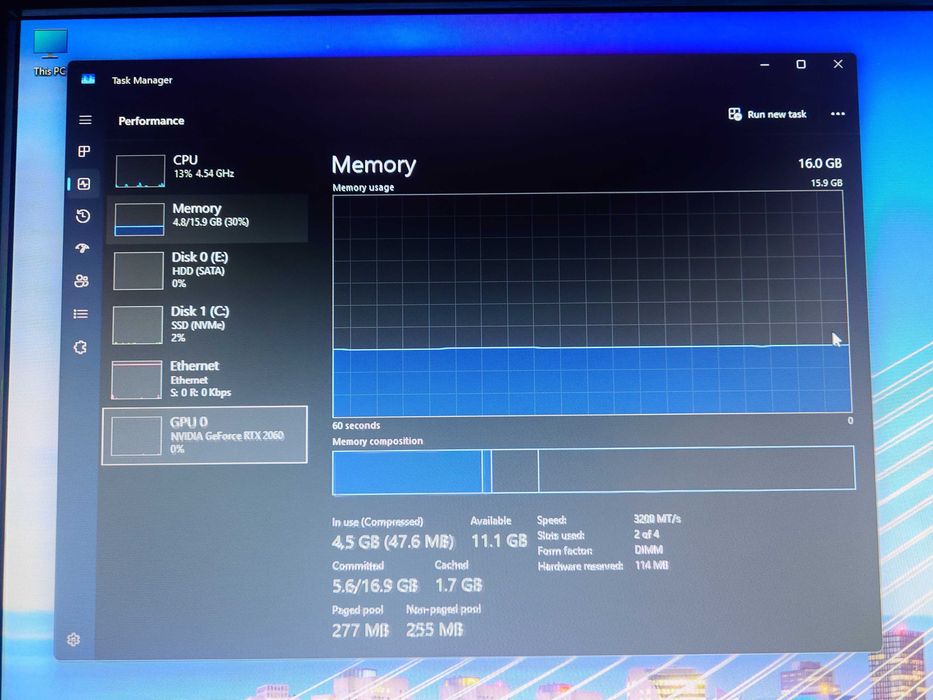 Gaming PC 5600X-2060-16GB-256