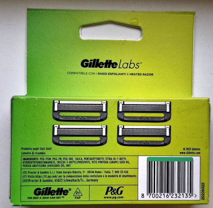 Rezerve Gillette Labs, Aparat Labs
