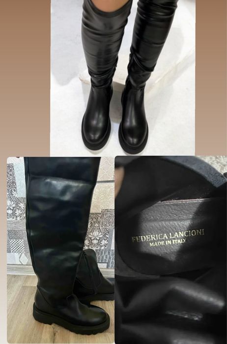 Продам кoжанные сапоги (Италия)