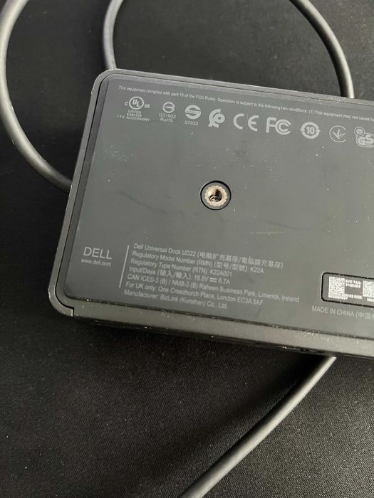DELL UD22 (dock laptop thunderbolt) cu DisplayLink