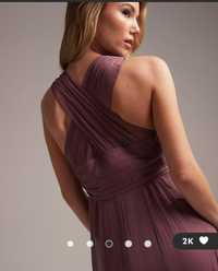 Vând rochie lunga eleganta de mătase naturala ASOS mărimea 36