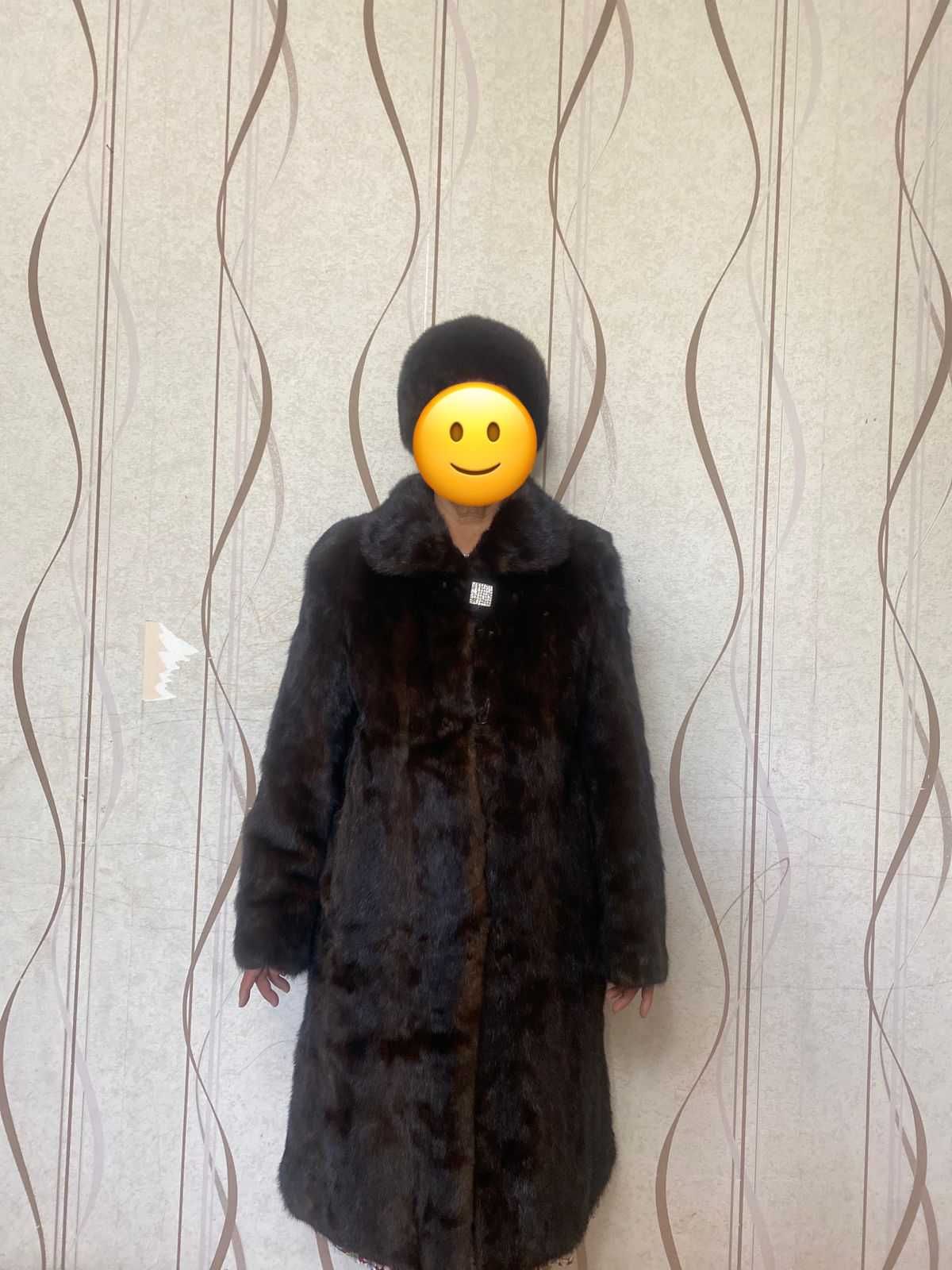Норковая шапка ,  отличное  состояние