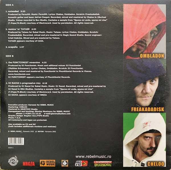 Disc Vinyl Parazitii In focuri