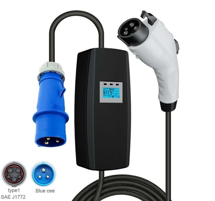 ПРОМО ! KHONS 7.4 kW Type 1 зарядно за електрически автомобили / коли