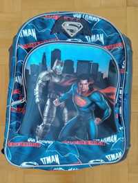 Ученическа раница Батман и Супермен + несесер + книги