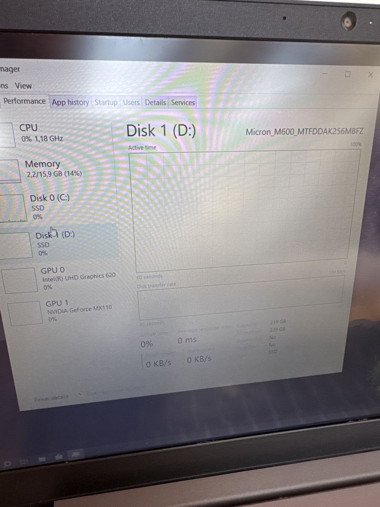 Laptop Lenovo i5 gen 8 cu placa video