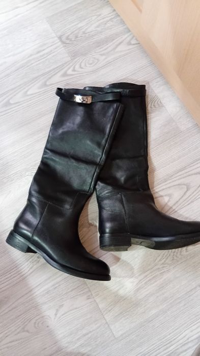 Кожаные сапоги Basconi евро зима! зима