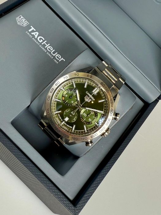 TAG Heuer Carrera Chronograph Green Dial