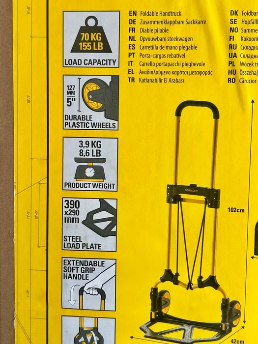 Vând carucior pliabil Stanley