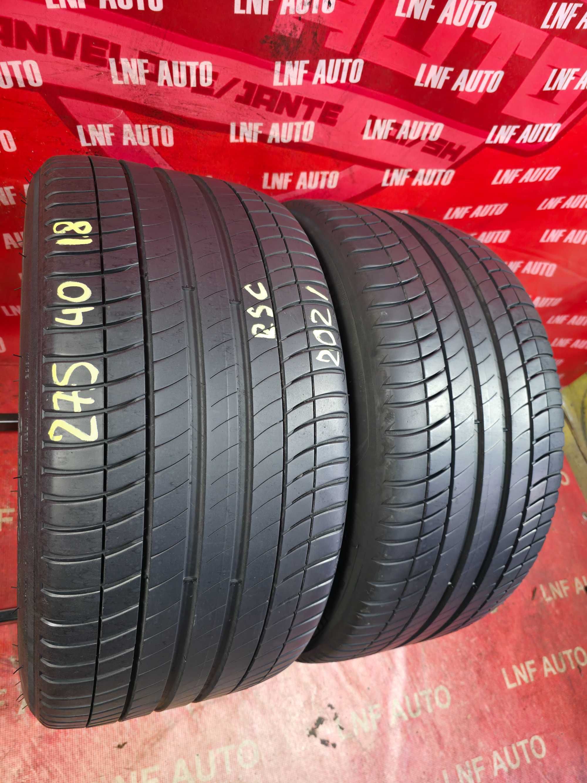 Anvelope de VARA - 275/40/18 - Michelin - 6.8 MM - DOT 2021 RFT !