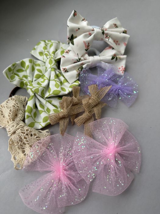Банты и заколки ручной работы