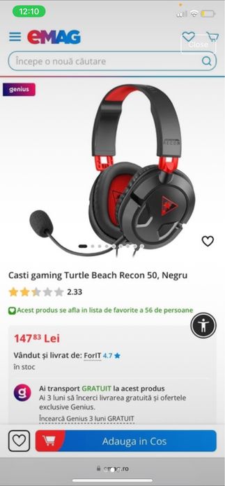 Gamin headset / ear force recon 50