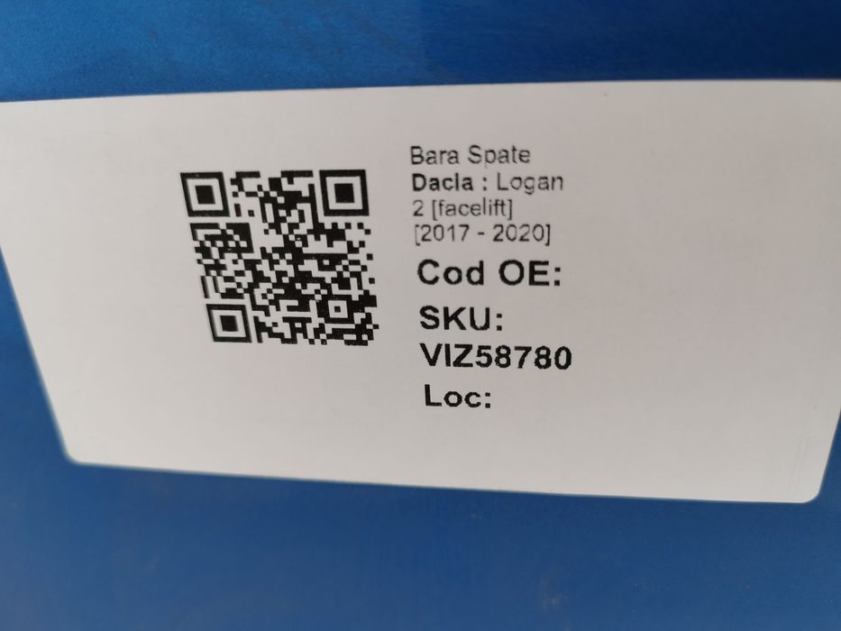 Задна броня Дачия Логан 2 [фейслифт] Оригинална, в добро състояние Dac