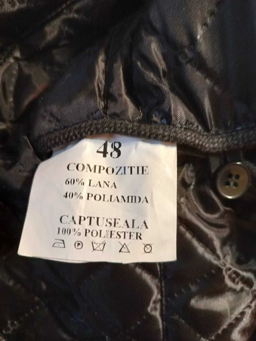 Palton barbat utilizat ocazional