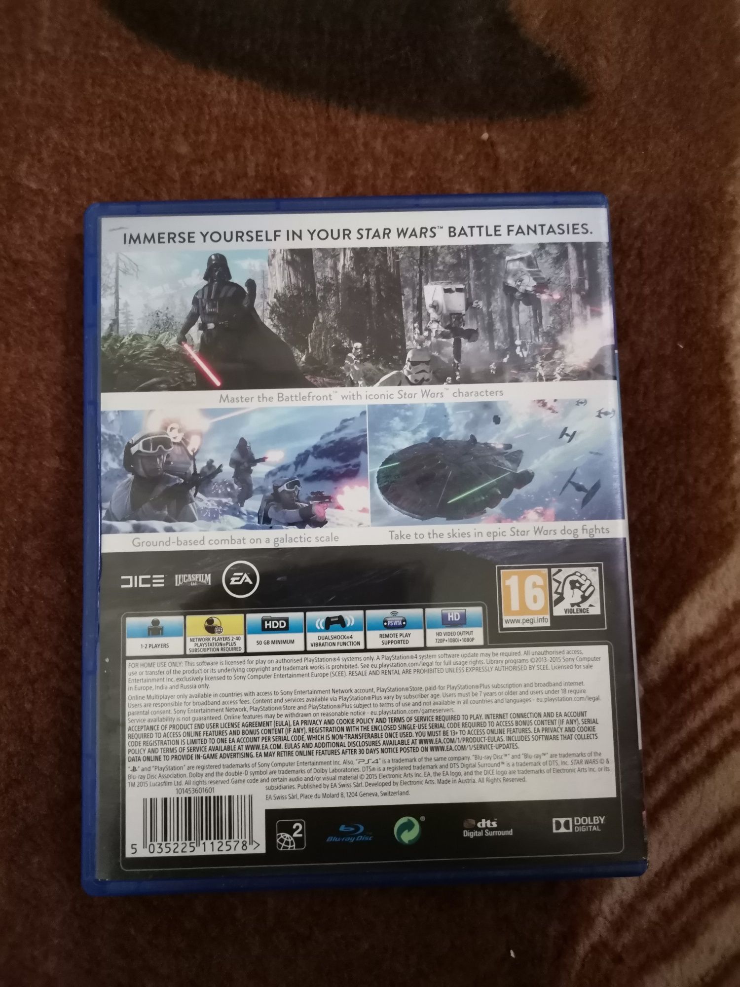 Vând joc Playstation 4 PS4 Star Wars Battlefront