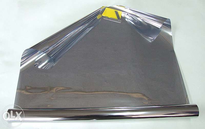 Сребристи/огледални авто фолиа за затъмняване на стъкла 3 м х 50/76 см
