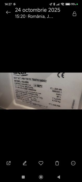 Combină frigorifică Arctic