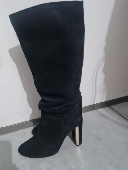 Cizme lungi piele Buffalo