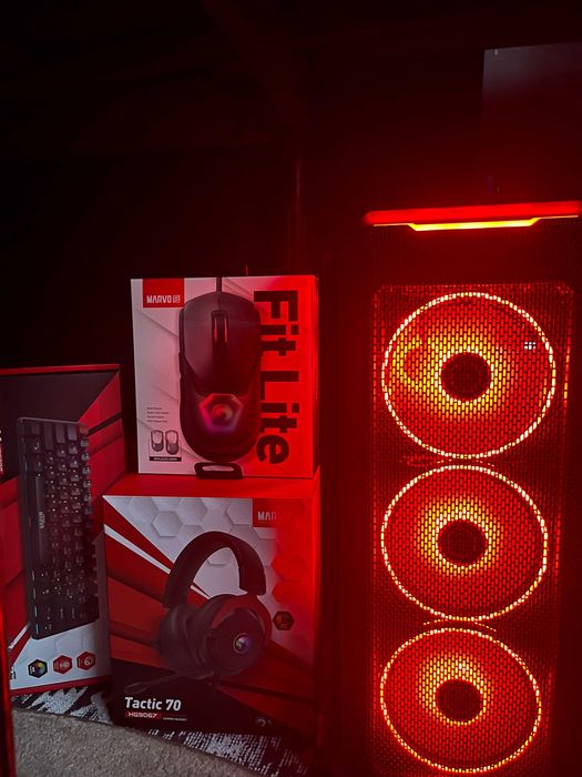 Setup PC Gaming Ryzen 5600x + RX 6700XT 12GB + Monitor + Periferice