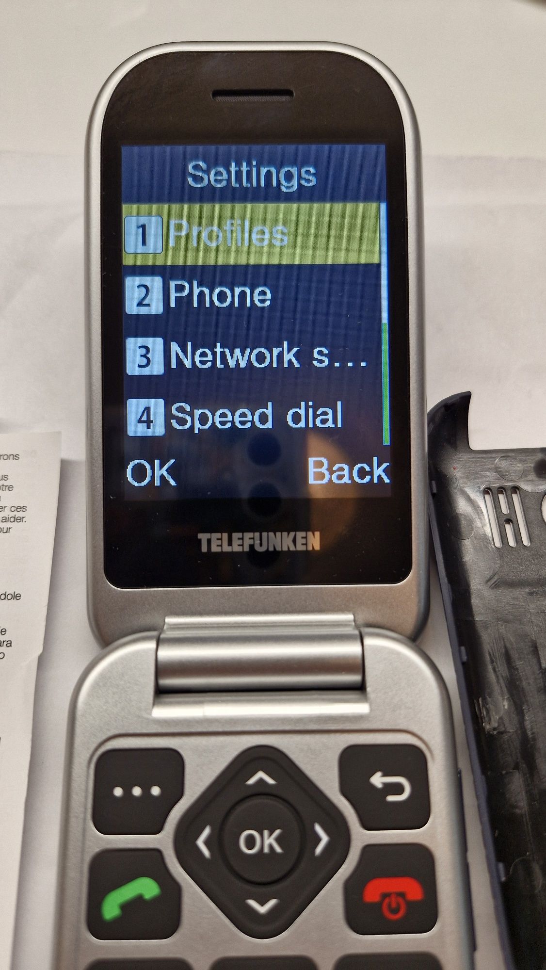 Vind Telefon Mobil TELEFUNKEN BLUE-S460