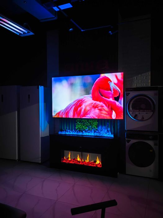 3D паровые камины с подсветкой и обогревом — безопасные и стильные