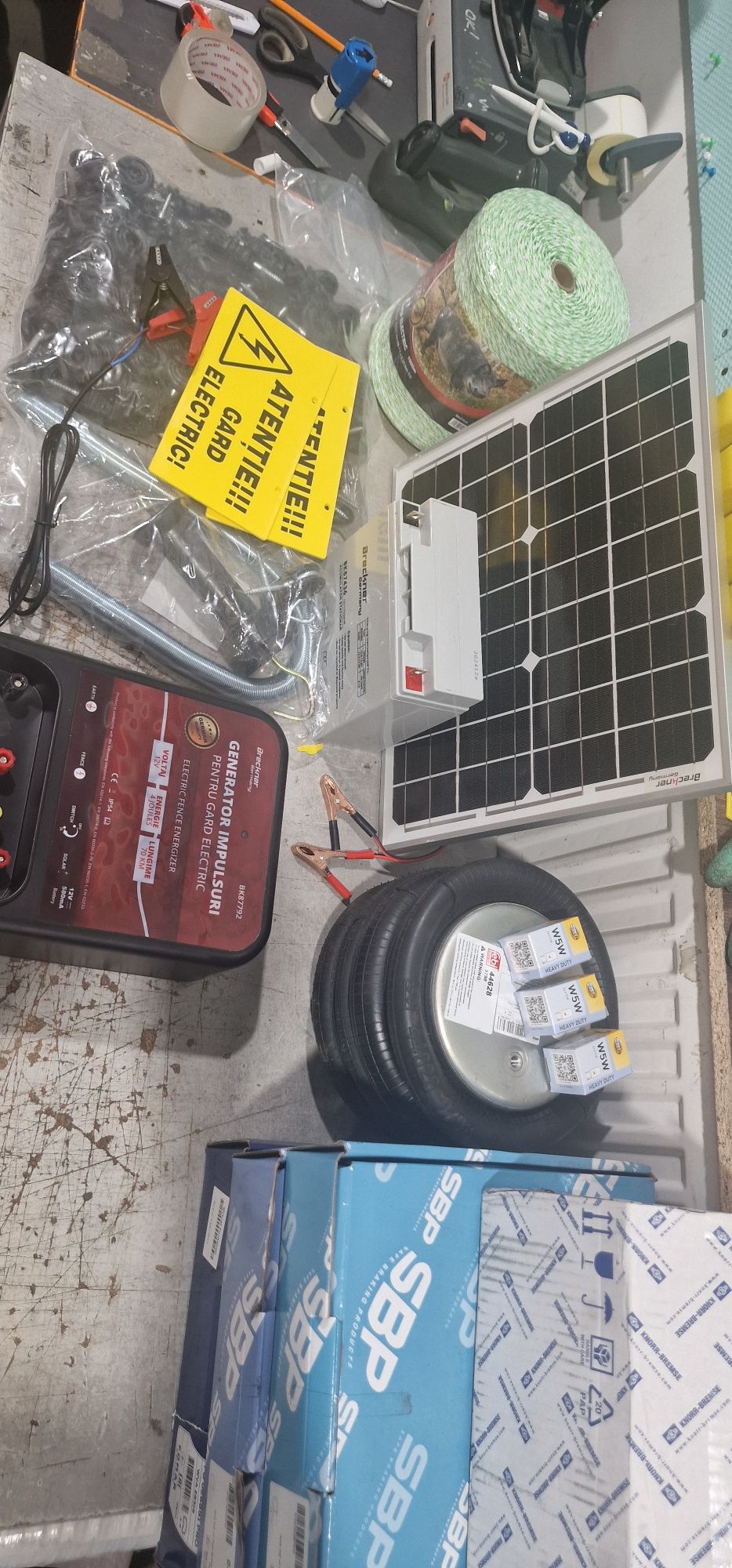 Sistem gard Electric complet panou acumulator aparat 4 joule 70 km pre