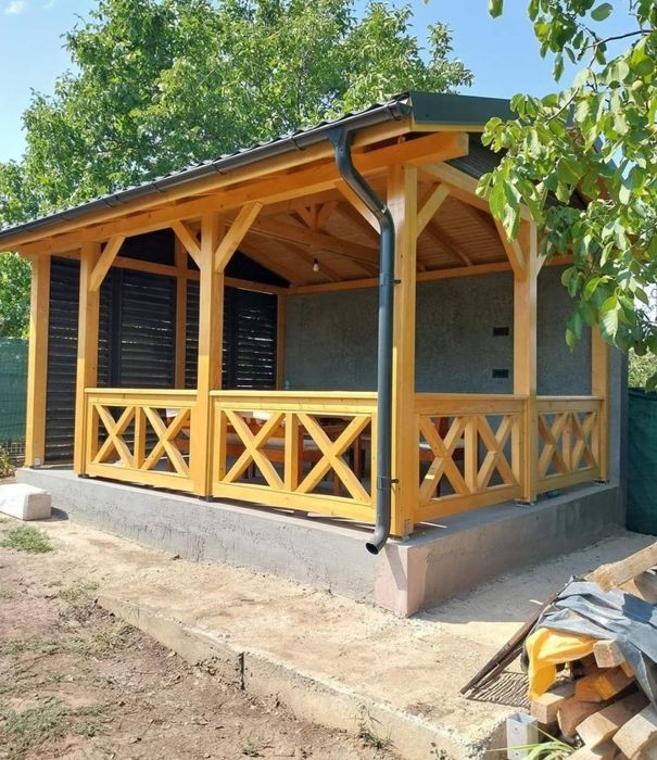Foișoare terase pergole din lemn