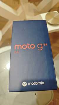 Продава чисто нов телефон  Moto G34 с гаранция 3 г.
