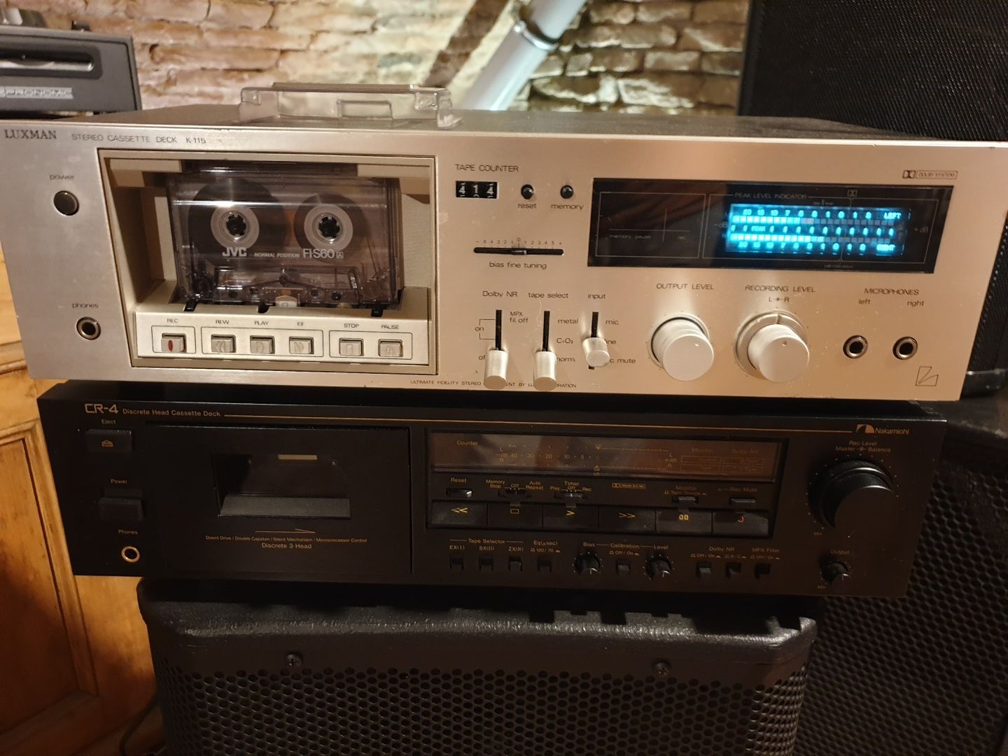 Tape deck Nakamichi CR4/Luxman K115/Sony tc k411/Shakard