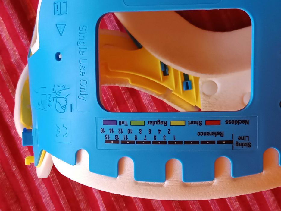 Guler cervical rigid reglabil