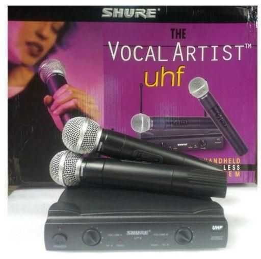 Микрофони 2 бр. Shure Sm 58 Vocal artist Uhf  с куфар Nano