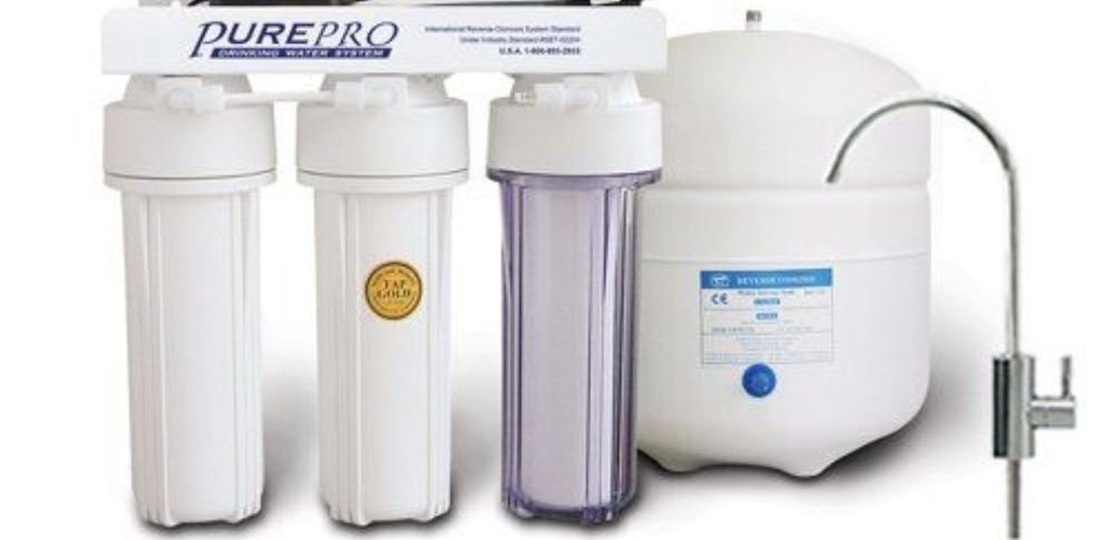 Фильтр для воды с обрптным осмосом американский purepro портативный