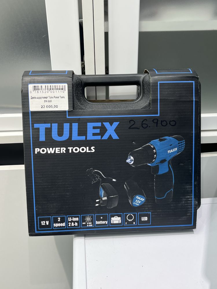 Дрель-шураповерт Tulex Power Tools [KaspiRed! Рассрочка]