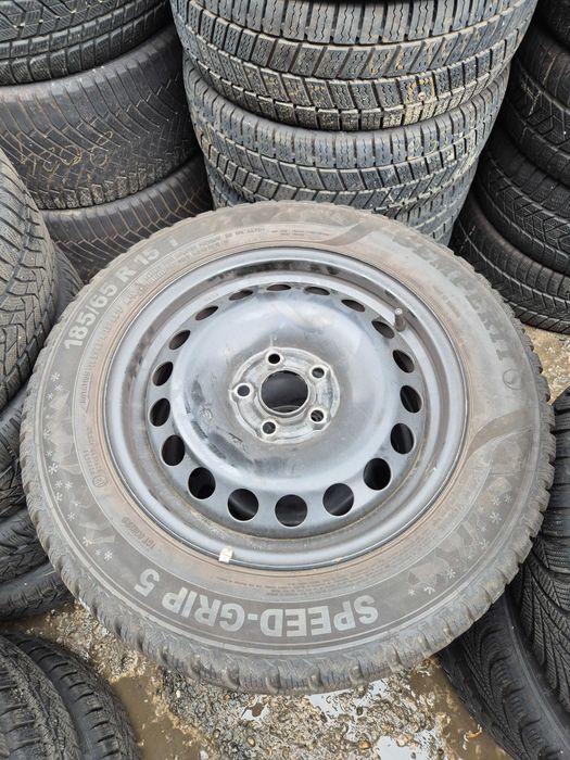 Roti Jante Anvelope IARNA 5x100 15'' OE VW Polo Skoda Fabia Rapid 2024