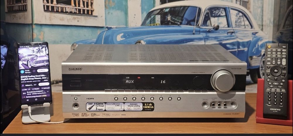 Onkyo TX SR 307 cu HDMI amplificator statie amplituner receiver