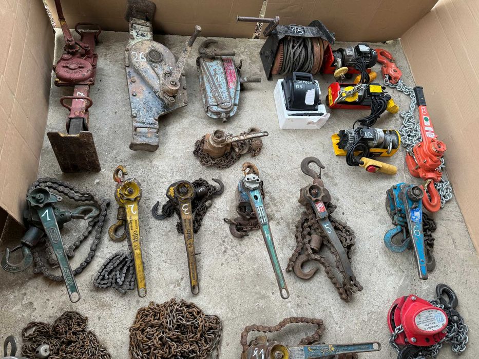 palan macara vinci tirfor capestan