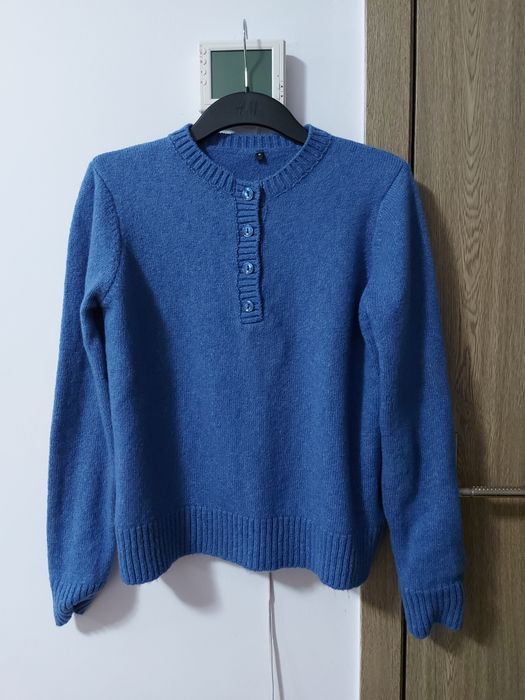 Pulover subțire Trendyol, culoare albastru (M)