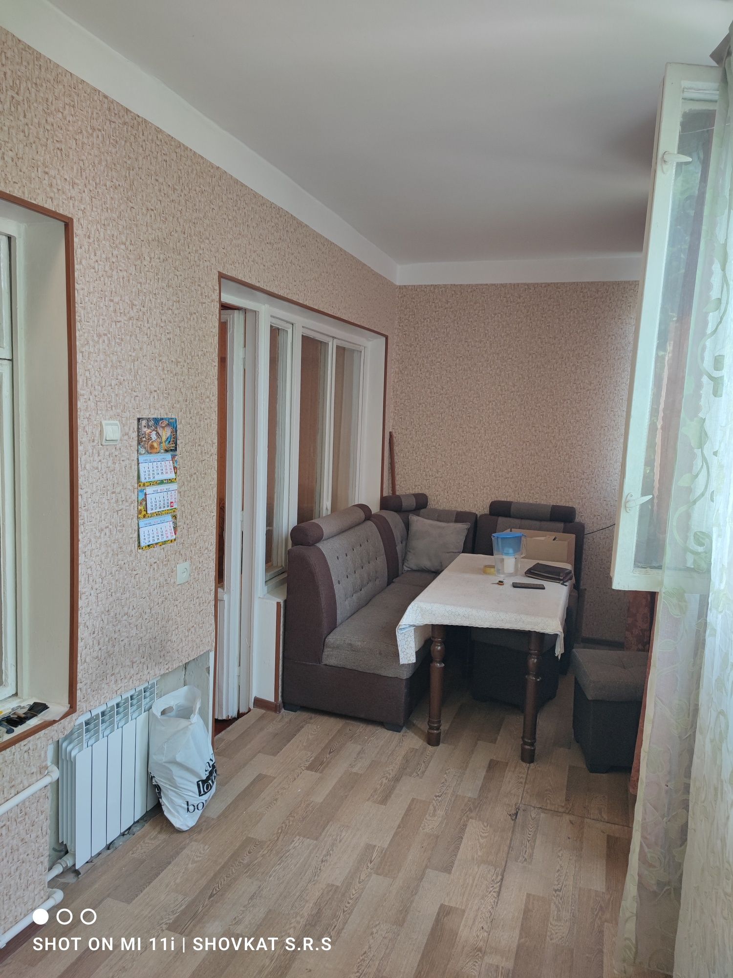 Яккасарай район 2 комнатная квартира 55м² Саламатина кирпич балкон 2-6
