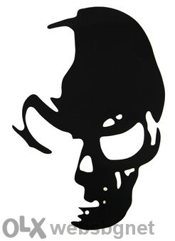 Код 24. Стикер Череп за Бмв и Мини / Skull for BMW and Mini