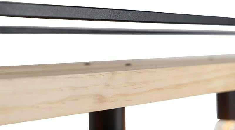 Qazqa - Shelf Индустриална висяща лампа за трапезария за таван