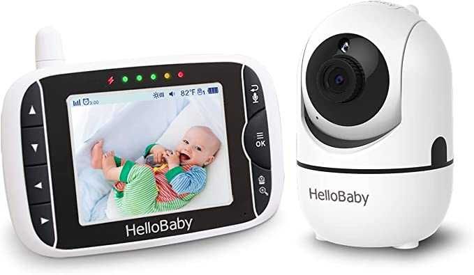 Hello Baby Monitor HB65 Night Vision auto tracking 2 way talk NOU