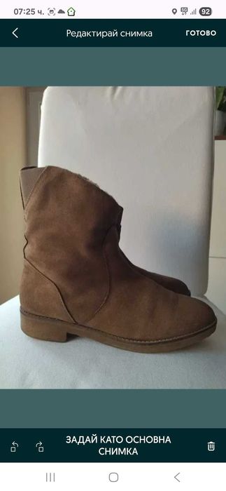 Дамски боти от ZARA, размер 38.