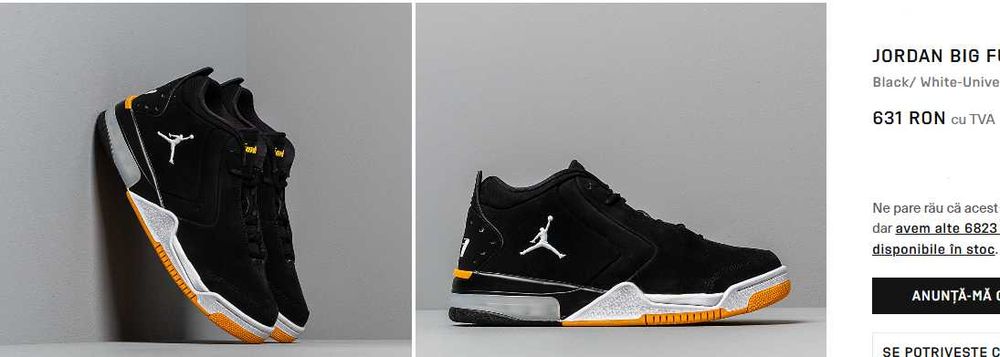 Pantofi Sport nike jordan big fund 46