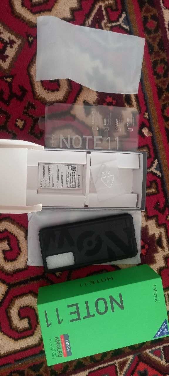 Infinix Note 11 6+2/128 G88 chipset amoled ekran sotiladi