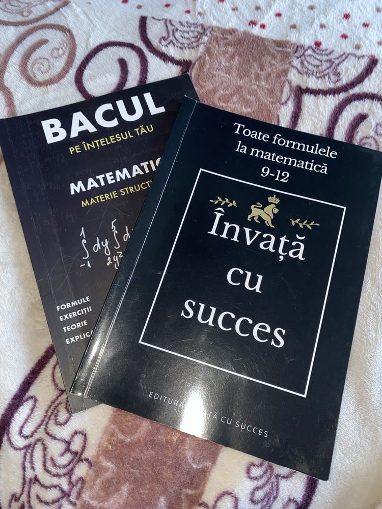 Set complet BAC – Cărți + Portofolii (Română, Matematică, Geografie)