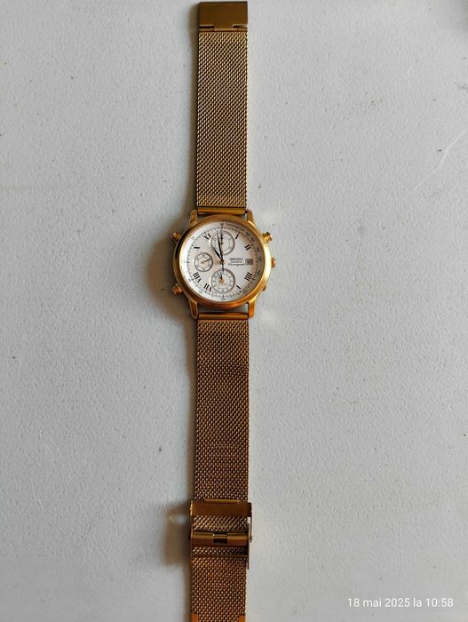 Ceas Seiko alarma, data, tachymeter/chronohraph !